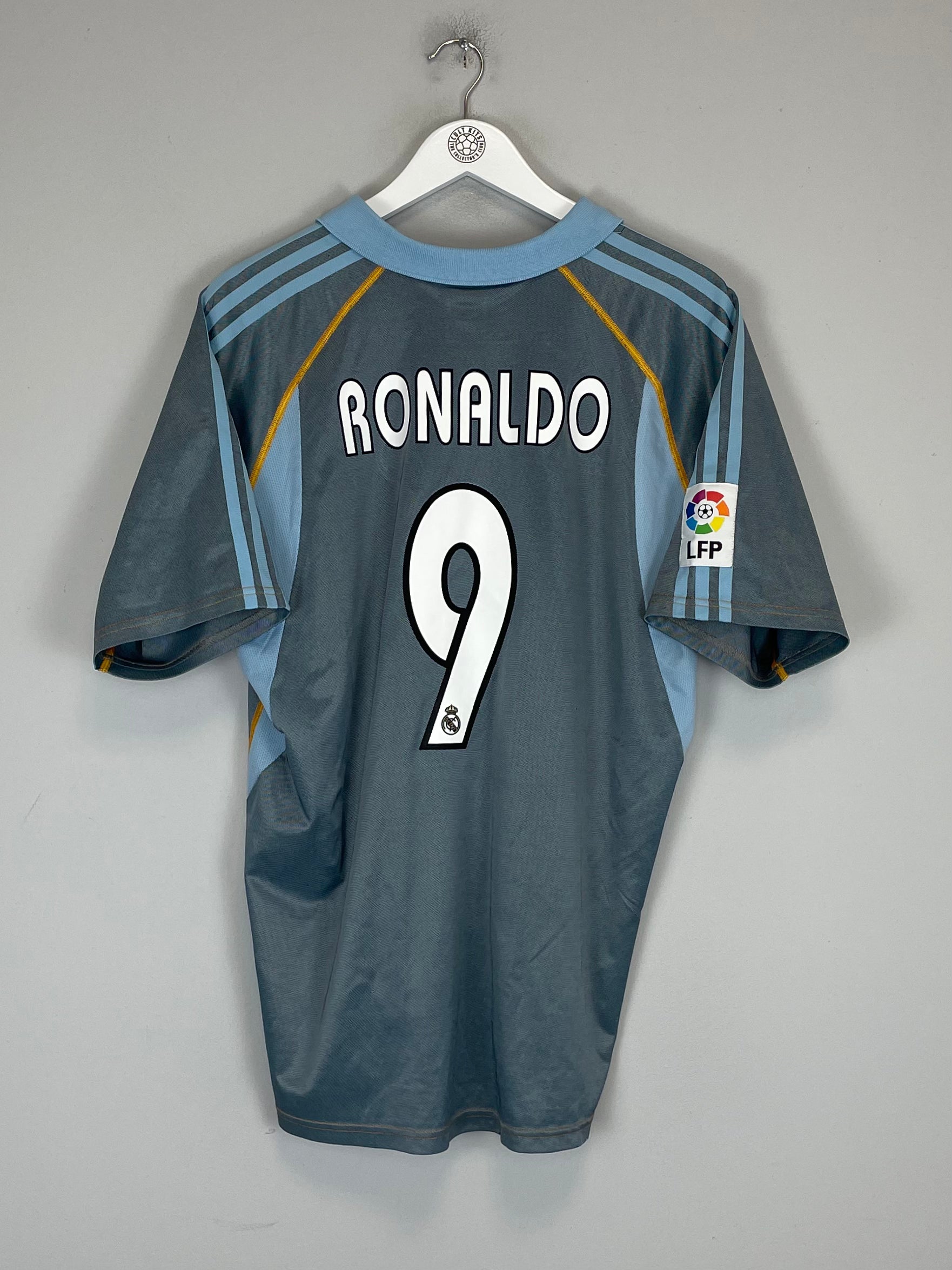 Shop 2003/04 REAL MADRID RONALDO #9 THIRD SHIRT (M) ADIDAS, classic football shirts, vintage football shirts & retro soccer jerseys at Cult Kits