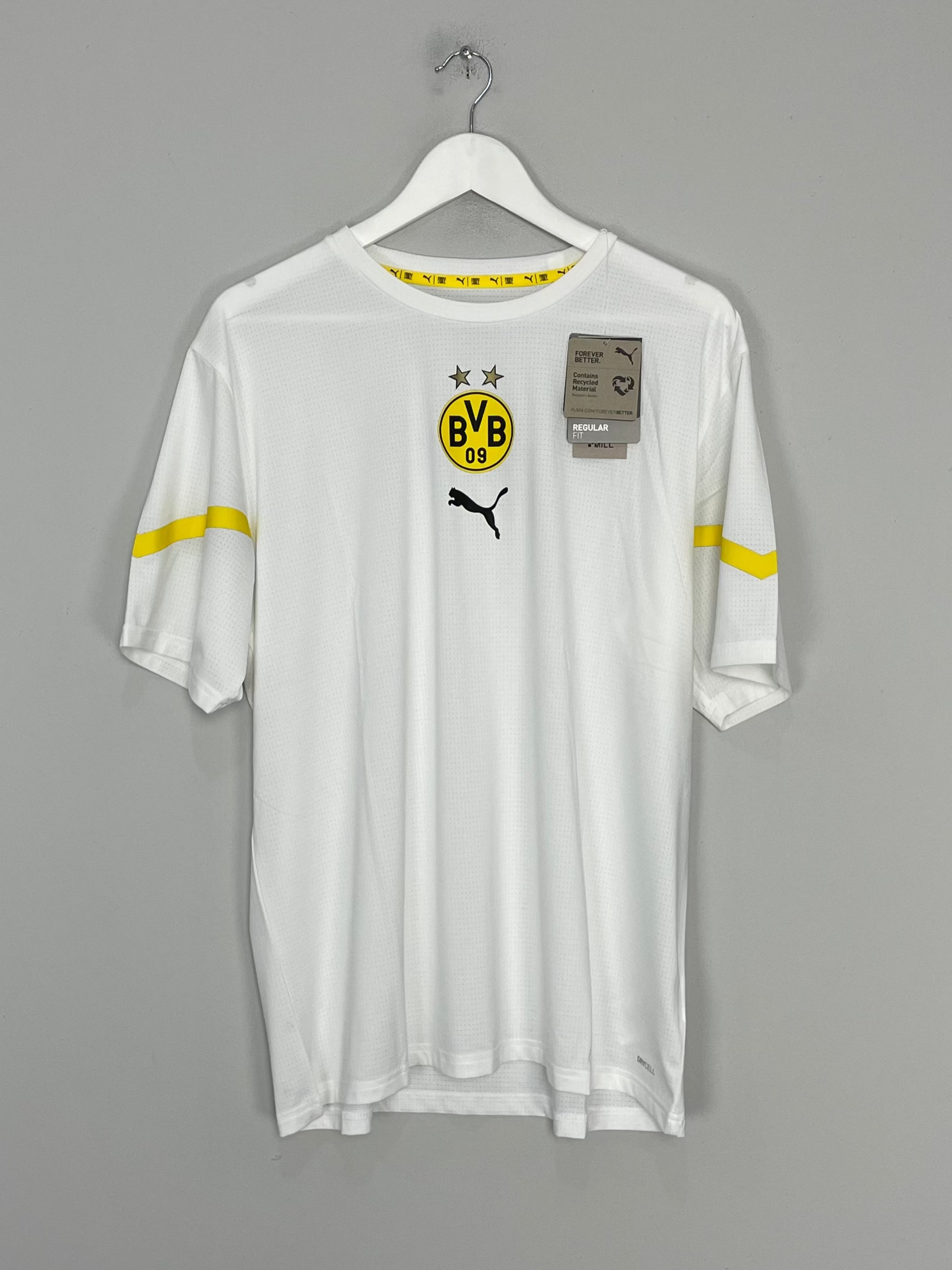 Shop 2021/22 Dortmund *BNWT* Pre-match Shirt (Multiple Sizes) Puma, classic football shirts, vintage football shirts & retro soccer jerseys at Cult Kits