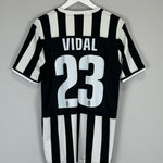 Shop 2013/14 JUVENTUS VIDAL #23 HOME SHIRT (L) NIKE, classic football shirts, vintage football shirts & retro soccer jerseys at Cult Kits