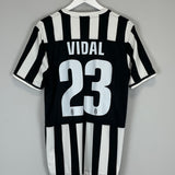 Shop 2013/14 JUVENTUS VIDAL #23 HOME SHIRT (L) NIKE, classic football shirts, vintage football shirts & retro soccer jerseys at Cult Kits
