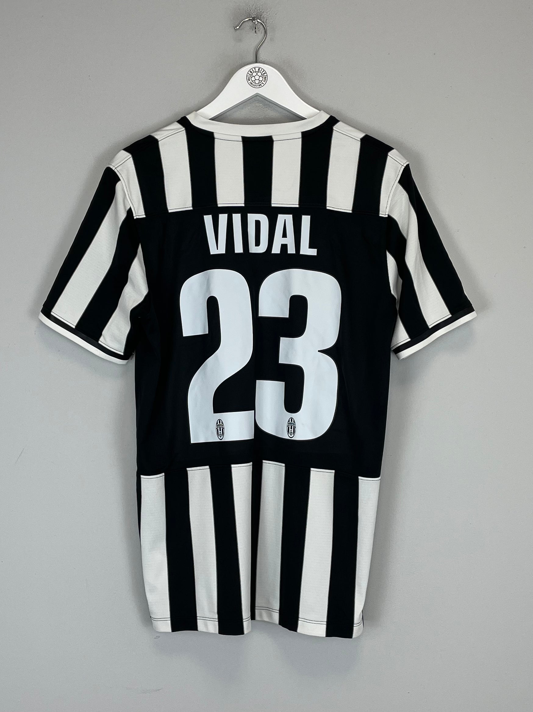 Shop 2013/14 JUVENTUS VIDAL #23 HOME SHIRT (L) NIKE, classic football shirts, vintage football shirts & retro soccer jerseys at Cult Kits