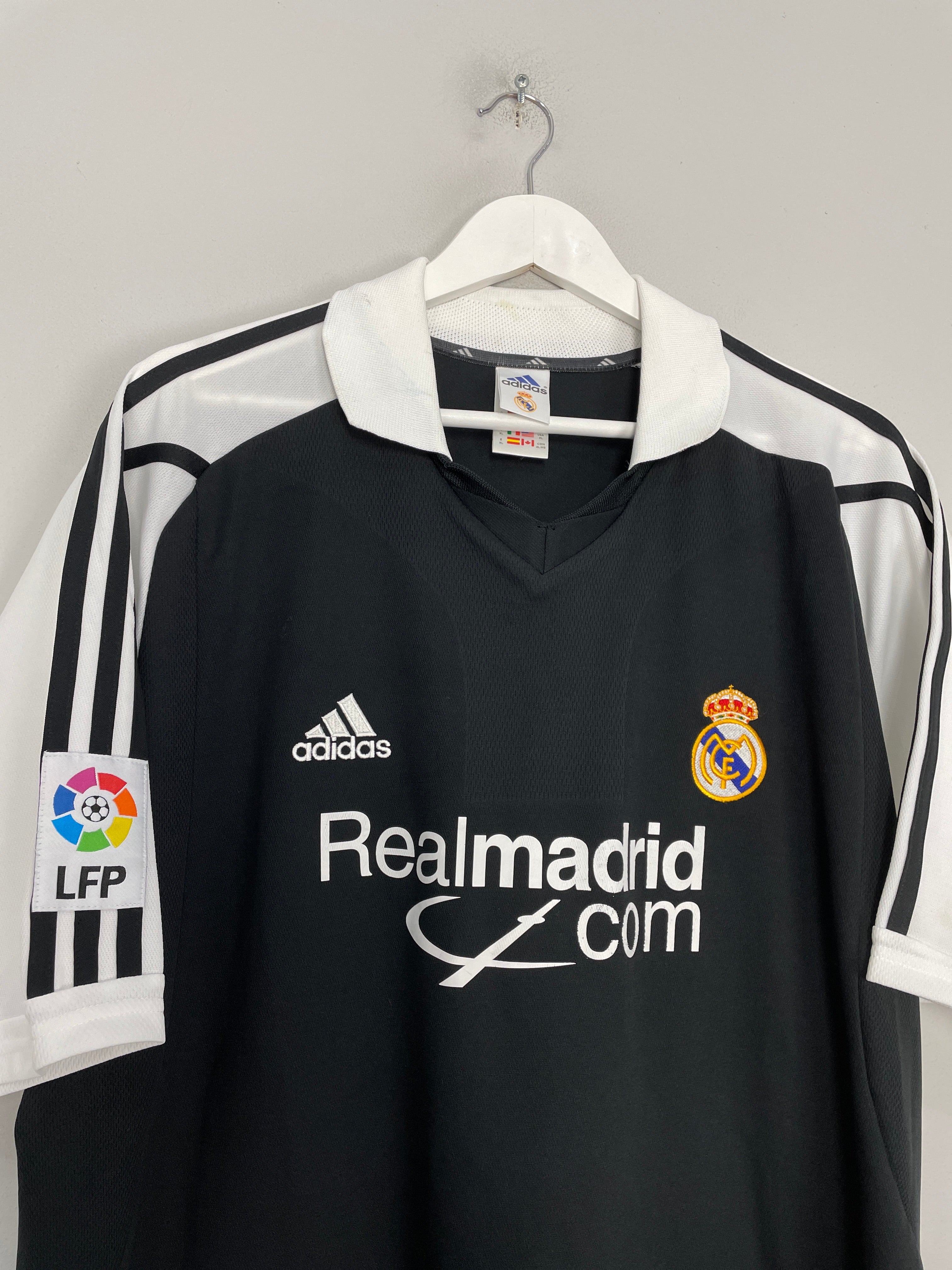 Shop 2001/02 REAL MADRID ZIDANE #5 AWAY SHIRT (XL) ADIDAS, classic football shirts, vintage football shirts & retro soccer jerseys at Cult Kits
