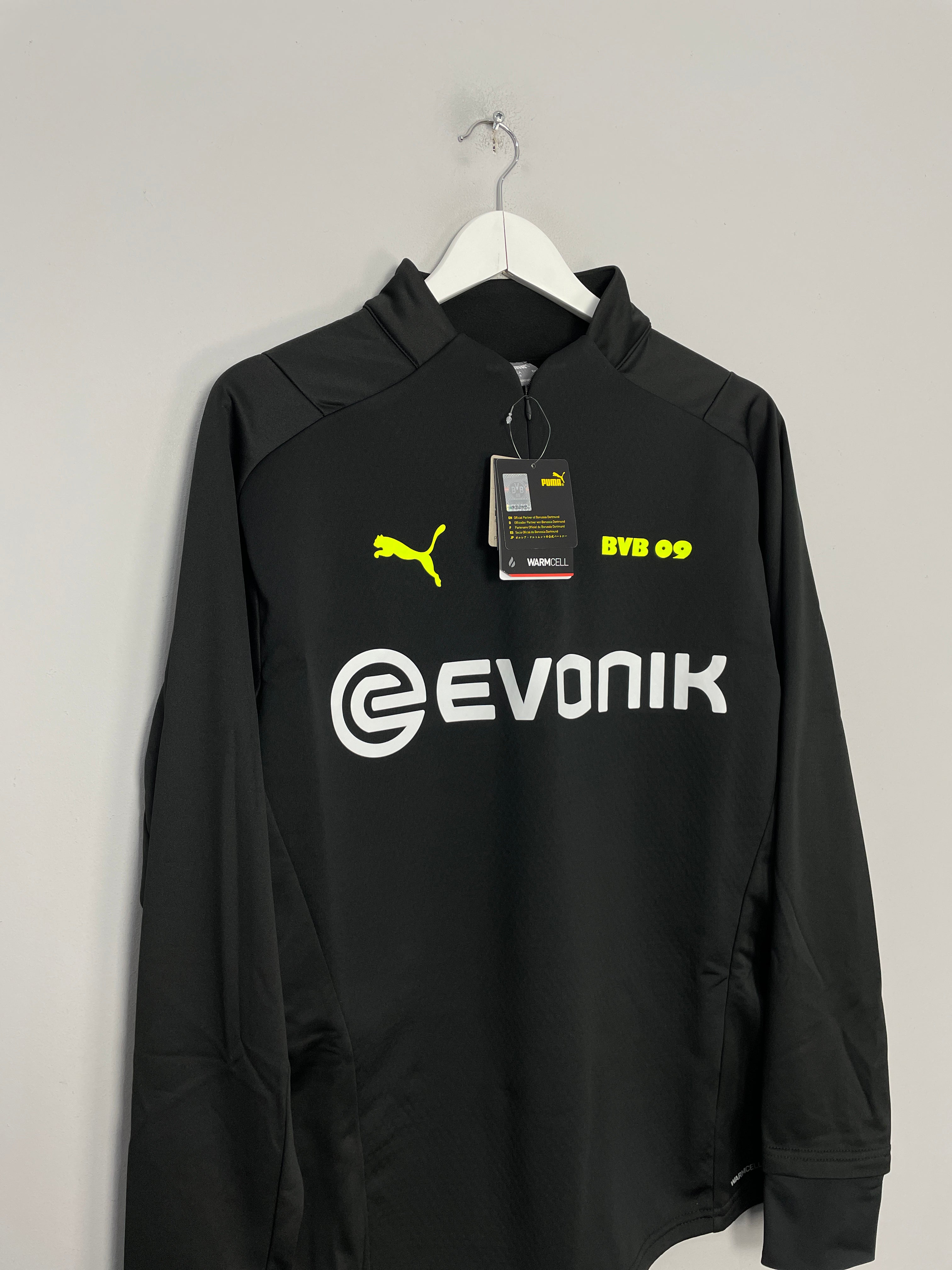 Shop 2021/22 Dortmund *BNWT* 1/4 Zip Training Fleece (Multiple Sizes) Puma, classic football shirts, vintage football shirts & retro soccer jerseys at Cult Kits