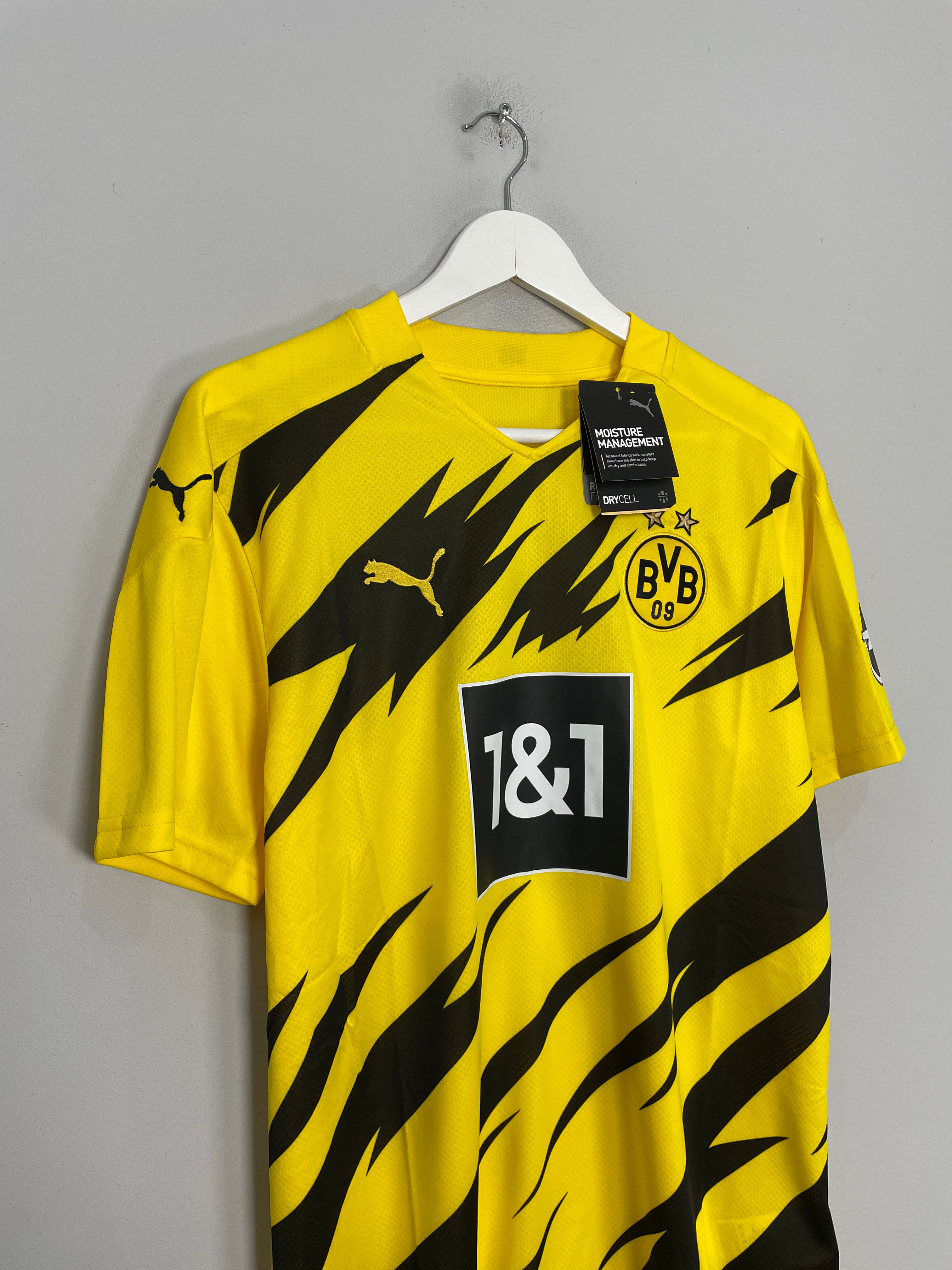 Shop 2020/21 DORTMUND *BNWT* HOME SHIRT (XS) PUMA, classic football shirts, vintage football shirts & retro soccer jerseys at Cult Kits