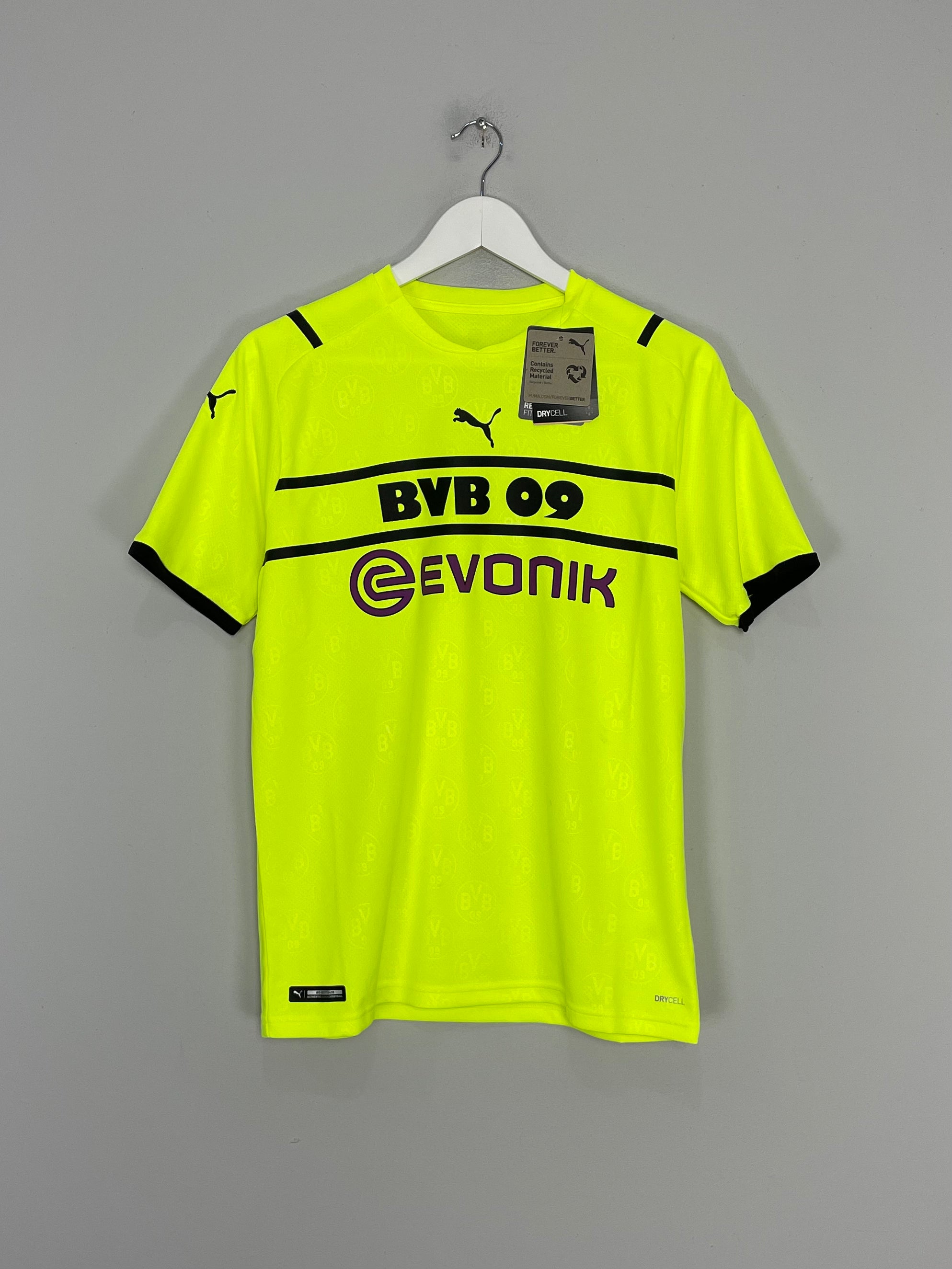 Shop 2021/22 Dortmund *BNWT* Cup Shirt (Kids - Multiple Sizes) Puma, classic football shirts, vintage football shirts & retro soccer jerseys at Cult Kits