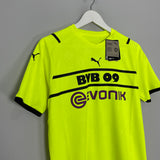 Shop 2021/22 Dortmund *BNWT* Cup Shirt (Kids - Multiple Sizes) Puma, classic football shirts, vintage football shirts & retro soccer jerseys at Cult Kits