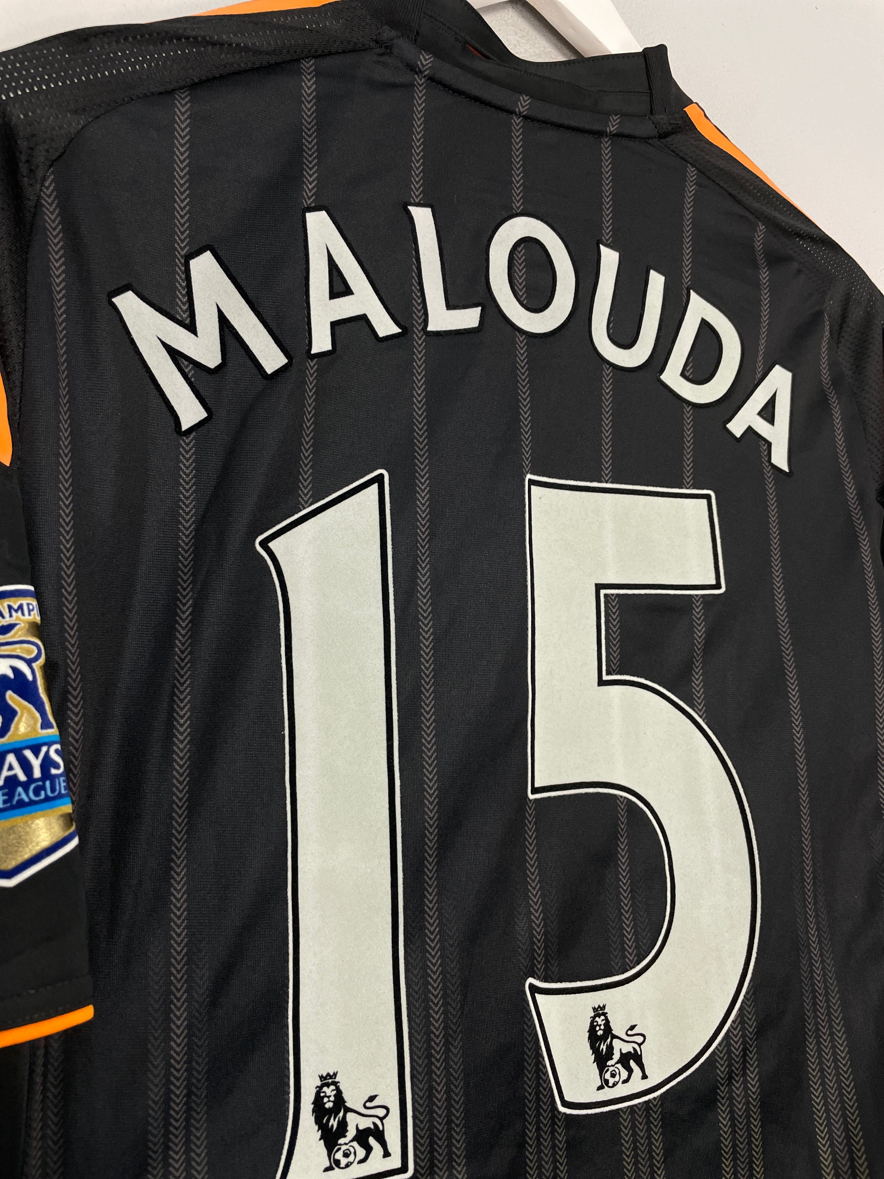 Shop 2010/11 CHELSEA MALOUDA #15 *MATCH ISSUE* AWAY SHIRT (M) ADIDAS, classic football shirts, vintage football shirts & retro soccer jerseys at Cult Kits