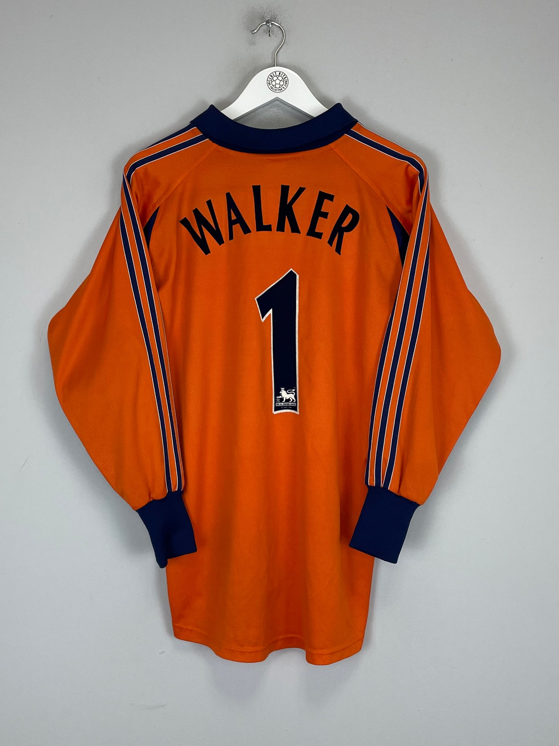 Shop 2000/01 TOTTENHAM WALKER #1 GK SHIRT (S) ADIDAS, classic football shirts, vintage football shirts & retro soccer jerseys at Cult Kits