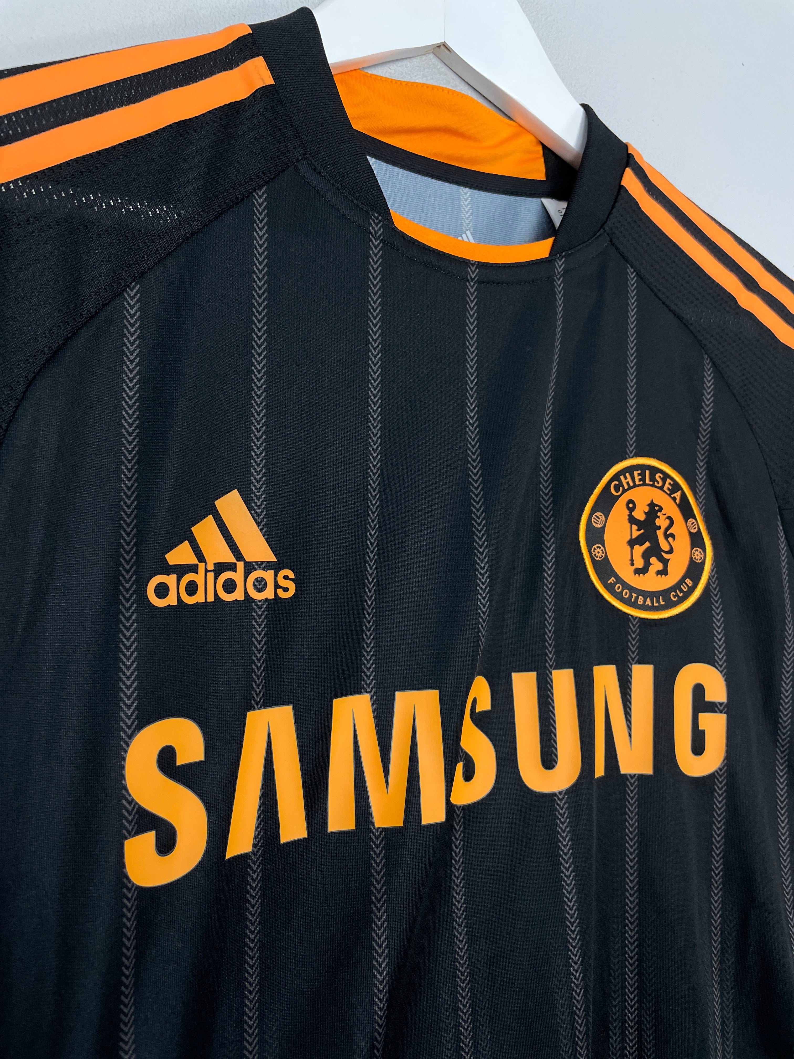 Shop 2010/11 CHELSEA MALOUDA #15 *MATCH ISSUE* AWAY SHIRT (M) ADIDAS, classic football shirts, vintage football shirts & retro soccer jerseys at Cult Kits