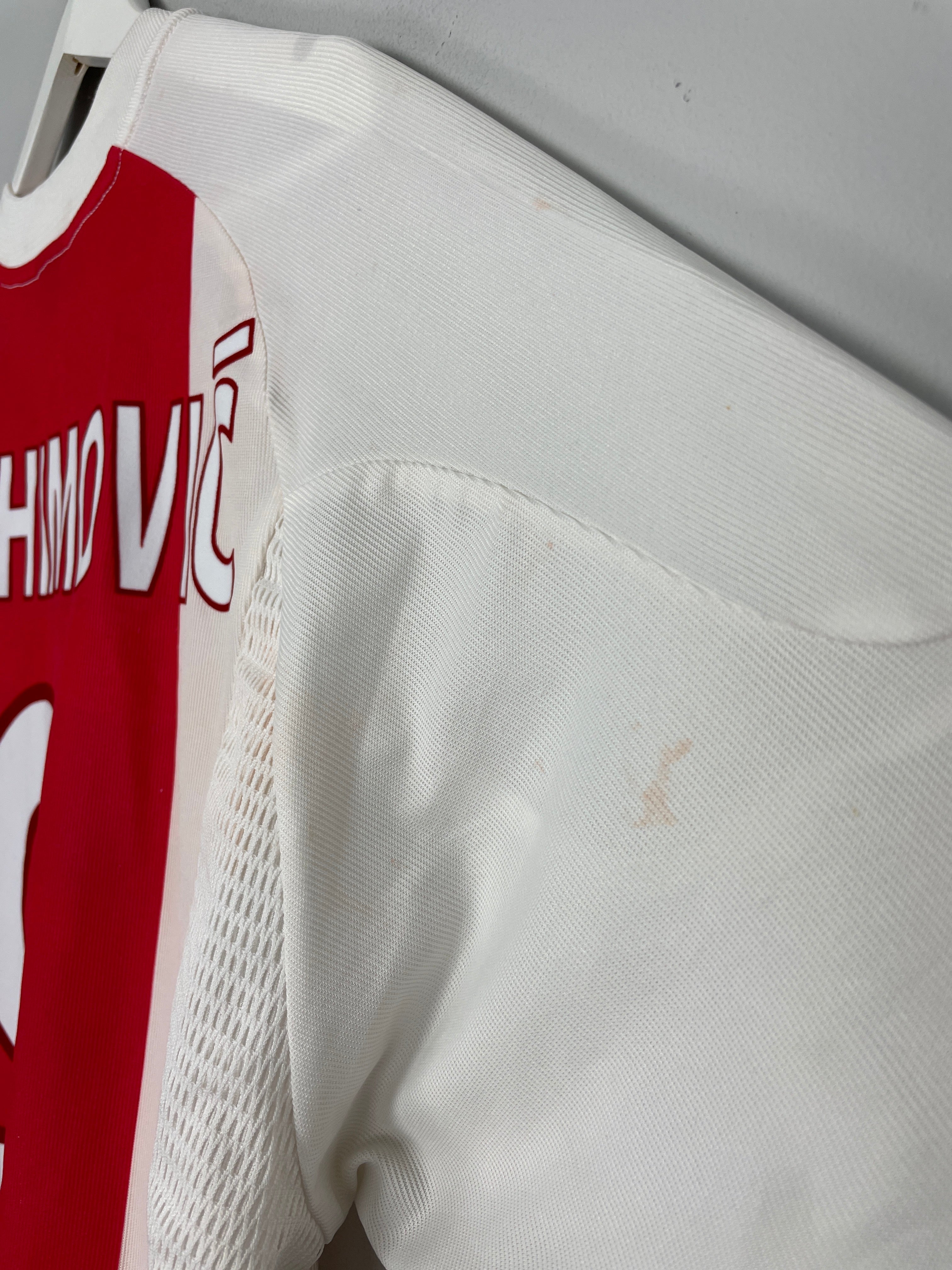 Shop 2002/04 AJAX IBRAHIMOVIC #9 HOME SHIRT (L) ADIDAS, classic football shirts, vintage football shirts & retro soccer jerseys at Cult Kits