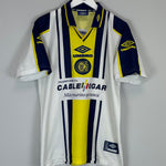 Shop 1998/99 ROSARIO CENTRAL AWAY SHIRT (M) UMBRO, classic football shirts, vintage football shirts & retro soccer jerseys at Cult Kits