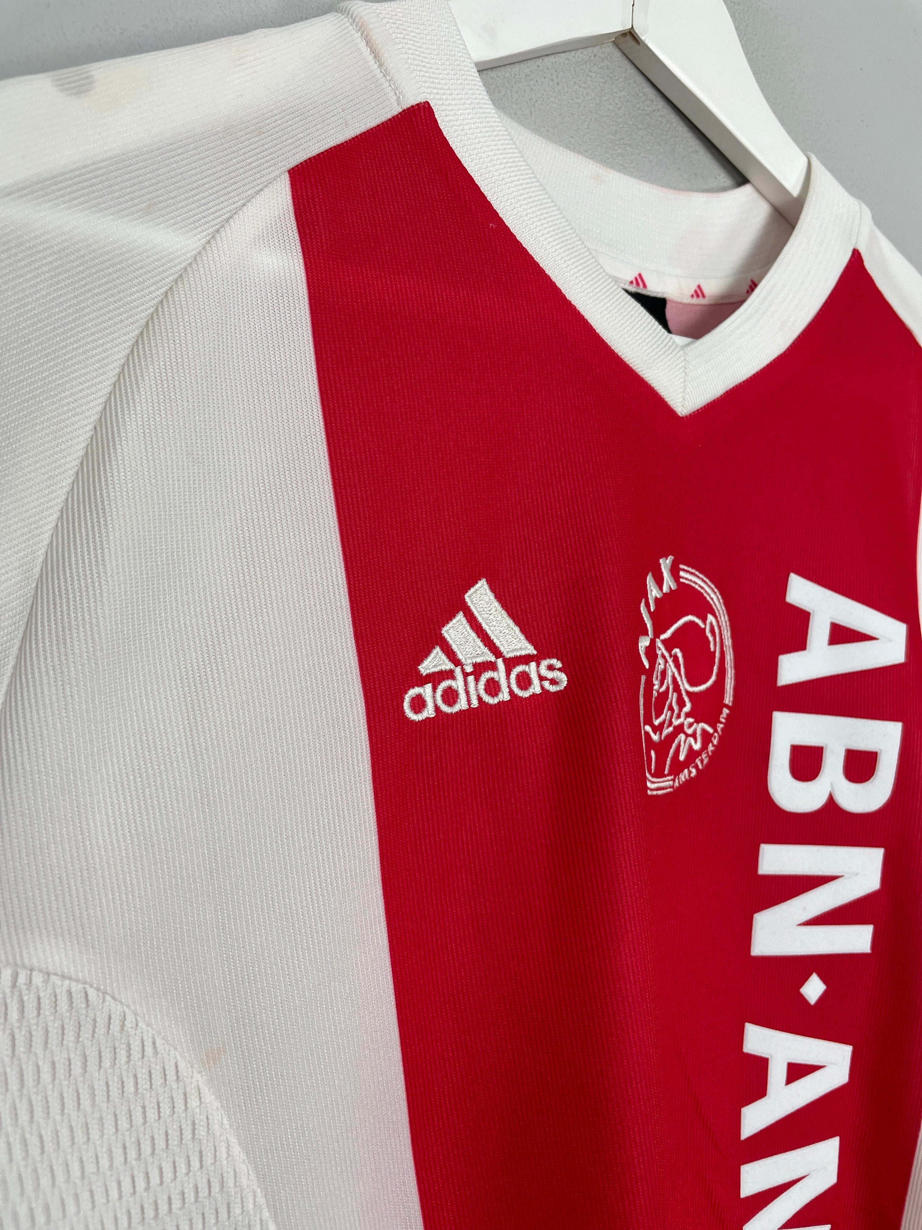 Shop 2002/04 AJAX IBRAHIMOVIC #9 HOME SHIRT (L) ADIDAS, classic football shirts, vintage football shirts & retro soccer jerseys at Cult Kits