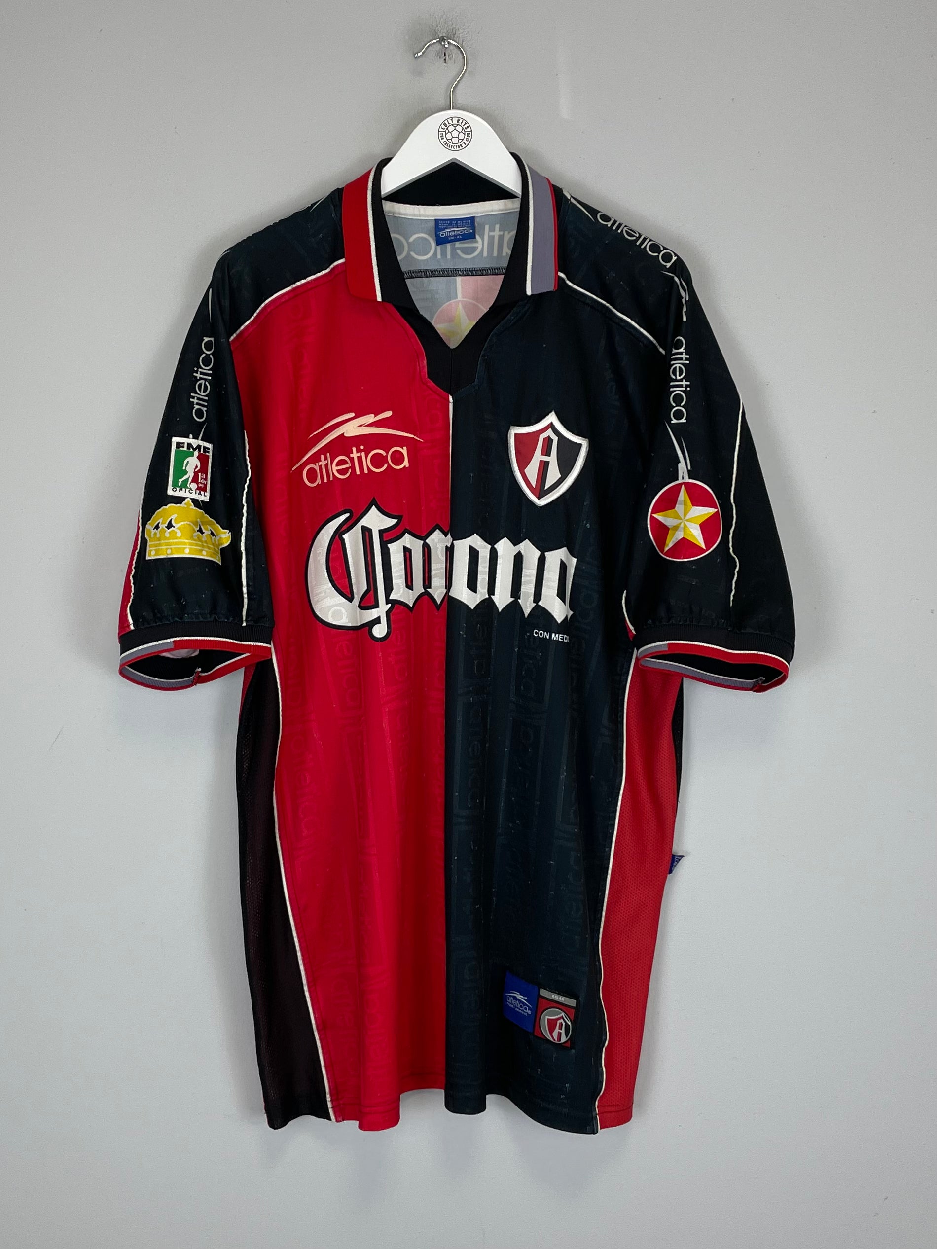 Shop 1999/00 ATLAS HOME SHIRT (XL) ATLETICA, classic football shirts, vintage football shirts & retro soccer jerseys at Cult Kits