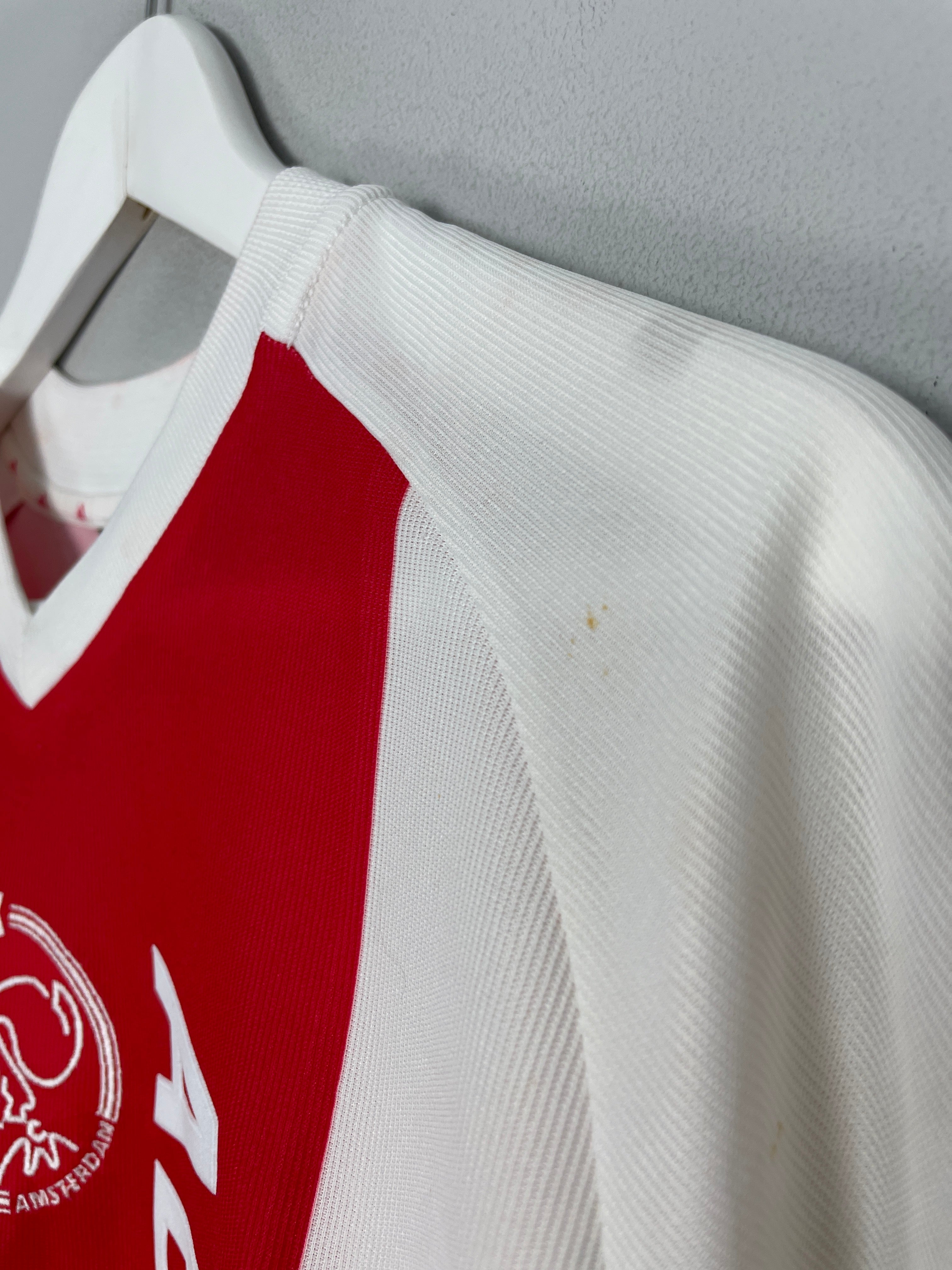 Shop 2002/04 AJAX IBRAHIMOVIC #9 HOME SHIRT (L) ADIDAS, classic football shirts, vintage football shirts & retro soccer jerseys at Cult Kits