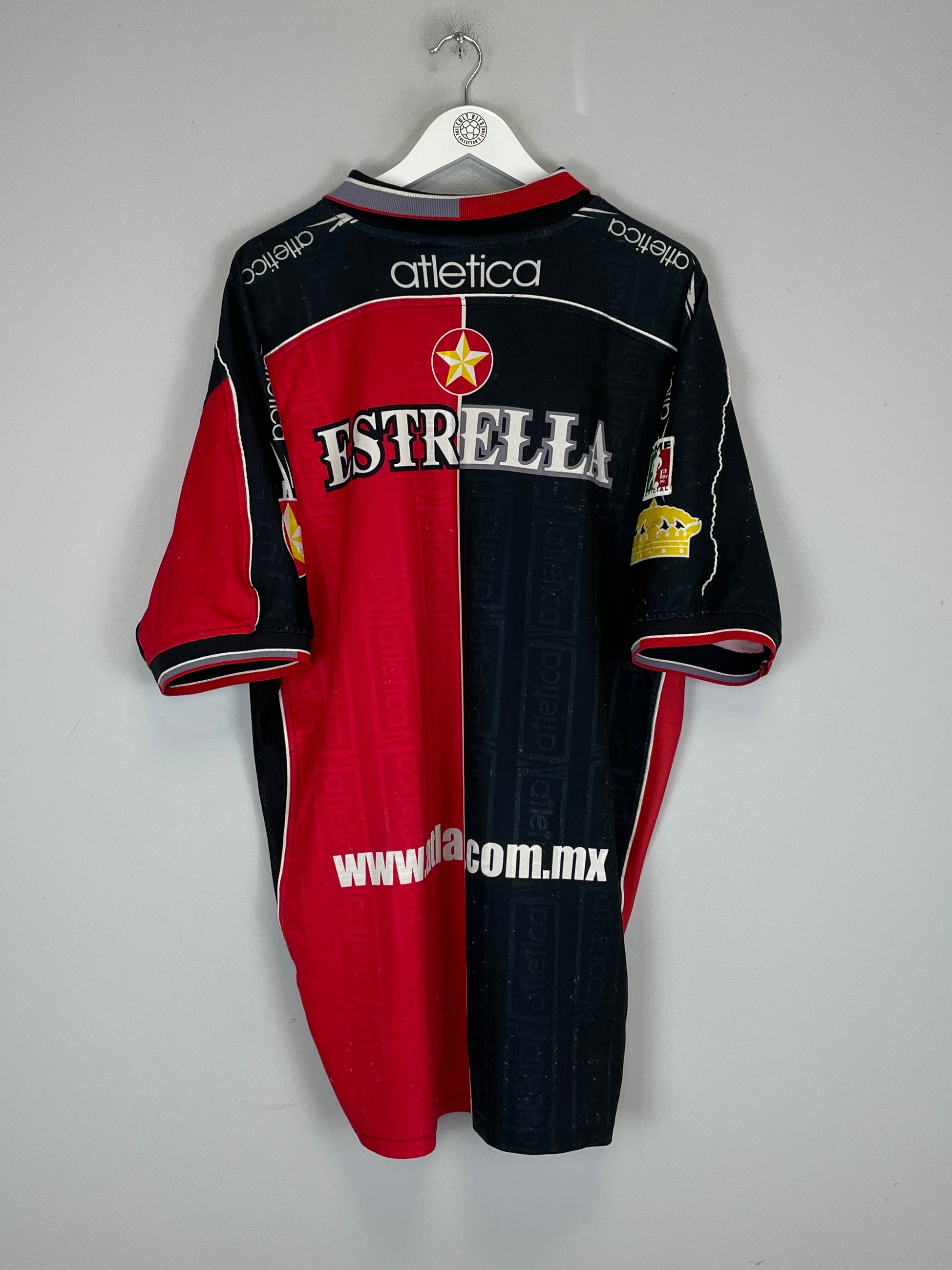 Shop 1999/00 ATLAS HOME SHIRT (XL) ATLETICA, classic football shirts, vintage football shirts & retro soccer jerseys at Cult Kits