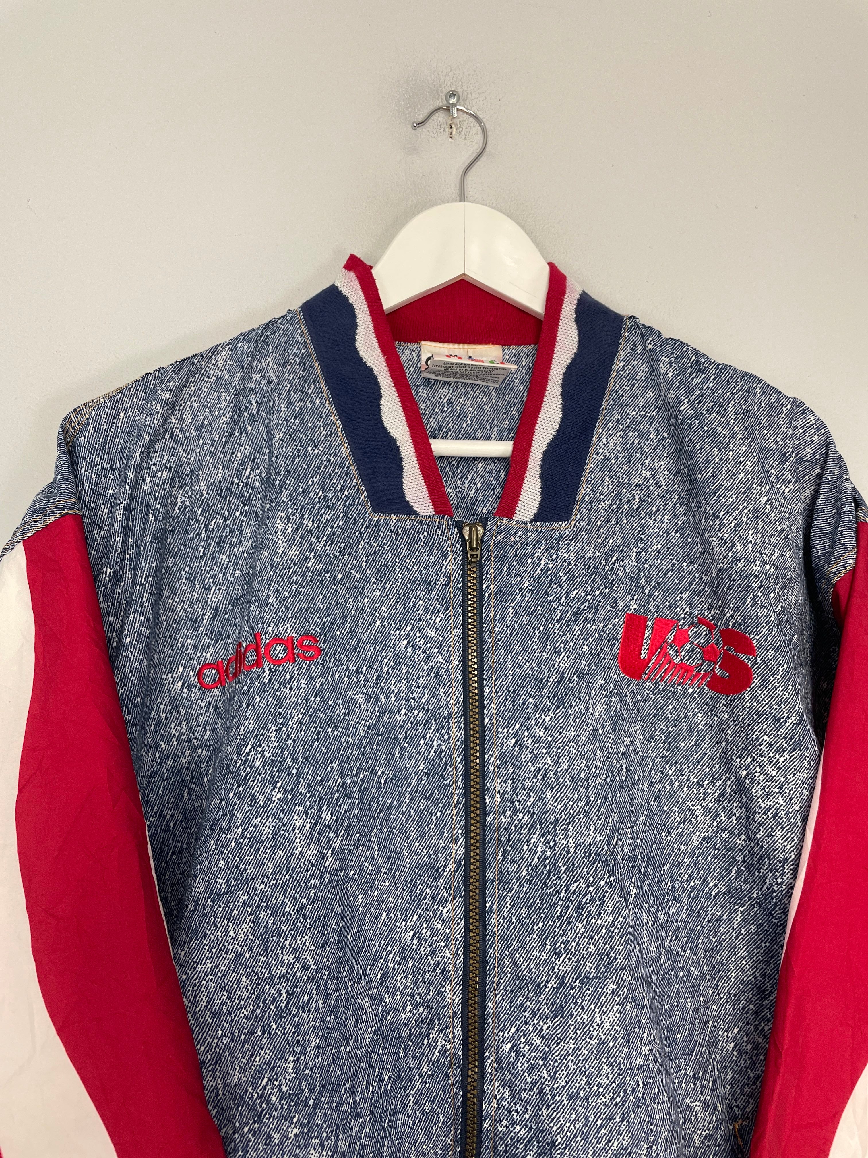 Shop 1994 USA TRACK JACKET (M) ADIDAS, classic football shirts, vintage football shirts & retro soccer jerseys at Cult Kits