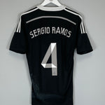 Shop 2014/15 REAL MADRID SERGIO RAMOS #4 THIRD SHIRT (S) ADIDAS, classic football shirts, vintage football shirts & retro soccer jerseys at Cult Kits