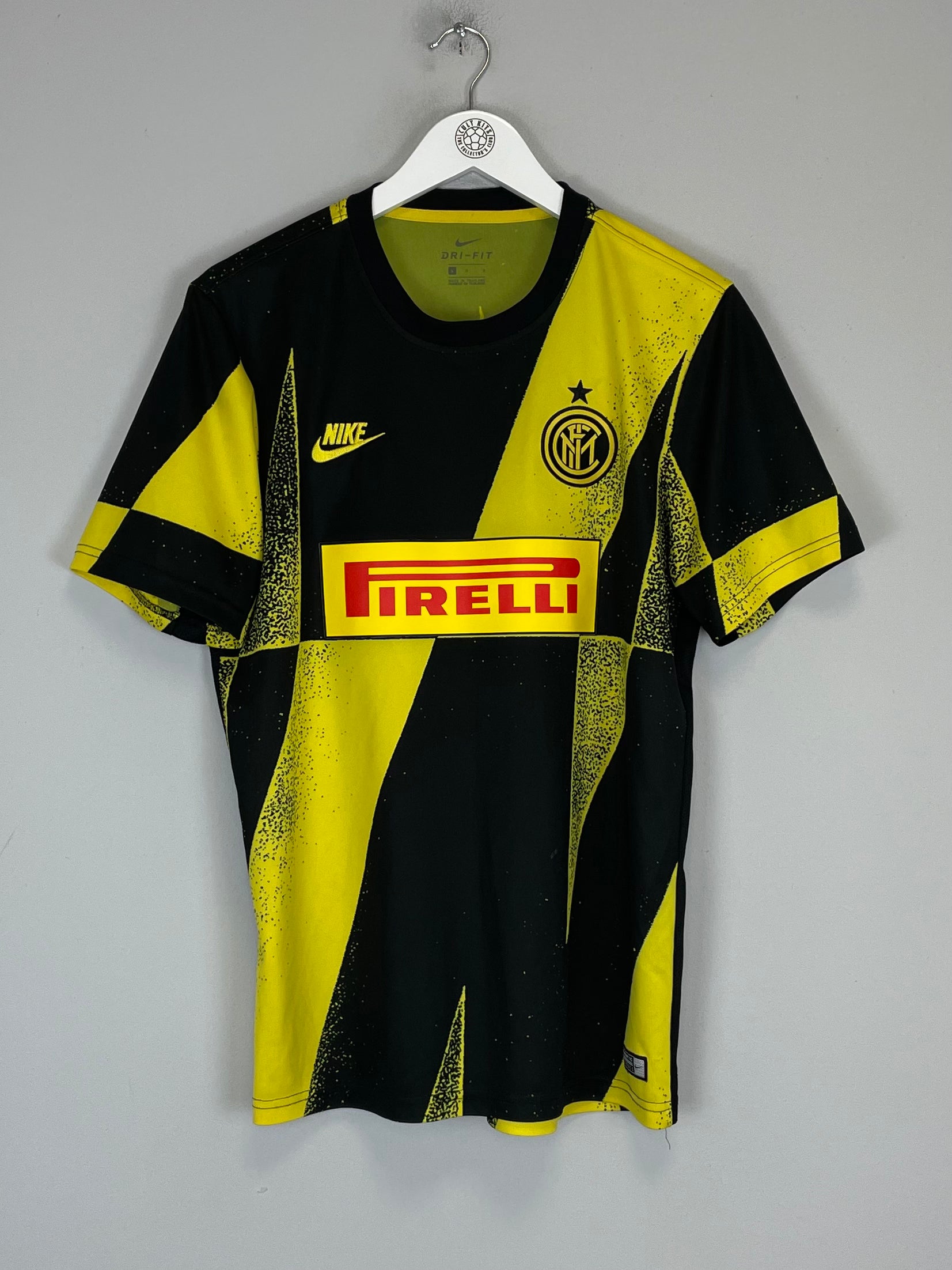 Shop 2019/20 INTER MILAN C/L PRE-MATCH SHIRT (L) NIKE, classic football shirts, vintage football shirts & retro soccer jerseys at Cult Kits