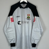 2005/06 BARNET TYNAN #18 *MATCH WORN vs MANCHESTER UNITED* GK SHIRT (XL) O'NEILLS