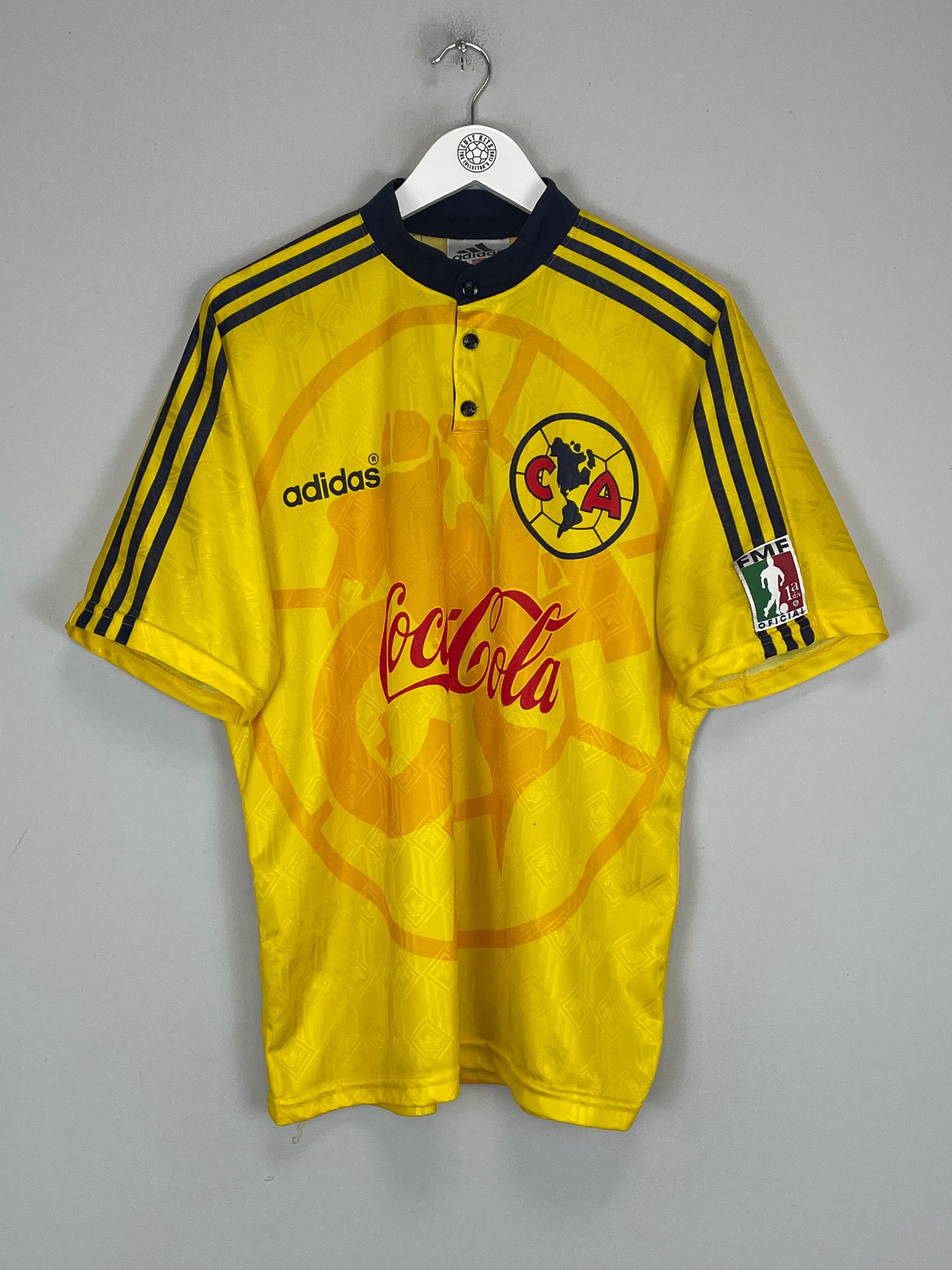 Shop 1996/98 CLUB AMERICA HOME SHIRT (L) ADIDAS, classic football shirts, vintage football shirts & retro soccer jerseys at Cult Kits