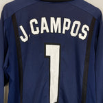 Shop 1998 UNAM PUMAS J.CAMPOS #1 SHIRT (M) NIKE, classic football shirts, vintage football shirts & retro soccer jerseys at Cult Kits