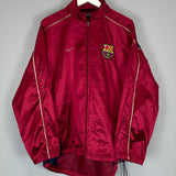 Shop 2001/02 BARCELONA TRACK JACKET (M) NIKE, classic football shirts, vintage football shirts & retro soccer jerseys at Cult Kits