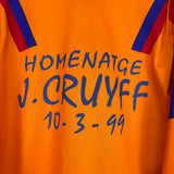 Shop 1999 BARCELONA CRUYFF TESTIMONIAL SHIRT (XL) VESTISPORT, classic football shirts, vintage football shirts & retro soccer jerseys at Cult Kits