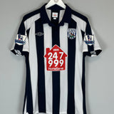 2010/11 WEST BROM DORRANS #17 *MATCH WORN vs MANCHESTER UNITED* HOME SHIRT (M) UMBRO