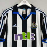 Shop 2000/01 NEWCASTLE UNITED HOME SHIRT (XXL) ADIDAS, classic football shirts, vintage football shirts & retro soccer jerseys at Cult Kits