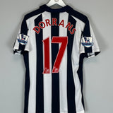 2010/11 WEST BROM DORRANS #17 *MATCH WORN vs MANCHESTER UNITED* HOME SHIRT (M) UMBRO