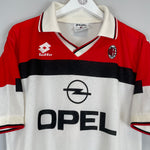 Shop 1994/95 AC MILAN #16 *PLAYER ISSUE* AWAY SHIRT (L) LOTTO, classic football shirts, vintage football shirts & retro soccer jerseys at Cult Kits