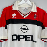 Shop 1994/95 AC MILAN #16 *PLAYER ISSUE* AWAY SHIRT (L) LOTTO, classic football shirts, vintage football shirts & retro soccer jerseys at Cult Kits