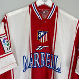 Shop 1999/00 ATLETICO MADRID HOME SHIRT (XL) REEBOK, classic football shirts, vintage football shirts & retro soccer jerseys at Cult Kits