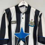 Shop 1993/95 NEWCASTLE UNITED HOME SHIRT (L) ASICS, classic football shirts, vintage football shirts & retro soccer jerseys at Cult Kits