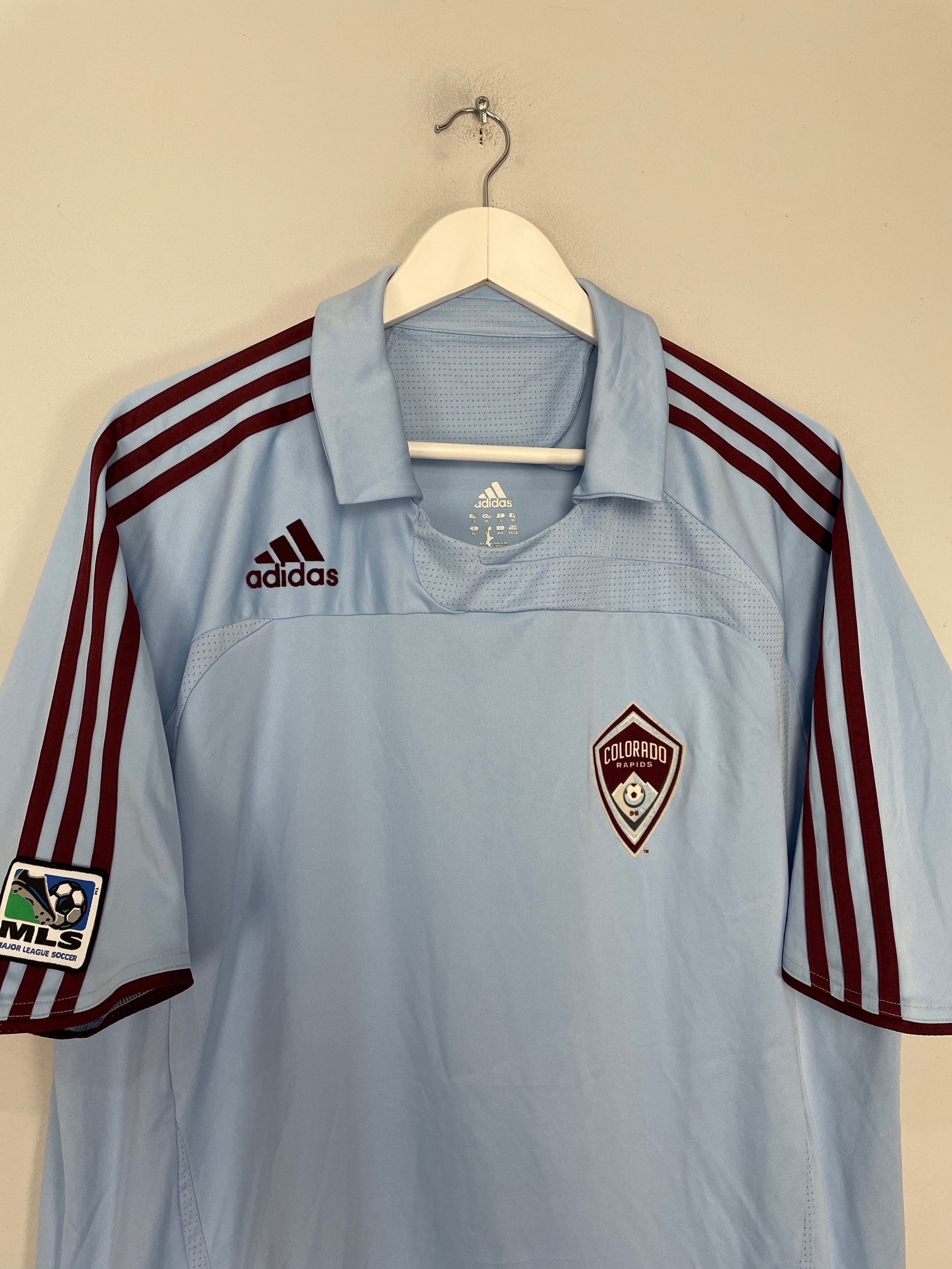 Shop 2007/08 COLORADO RAPIDS AWAY SHIRT (XL) ADIDAS, classic football shirts, vintage football shirts & retro soccer jerseys at Cult Kits