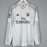 Shop 2015/16 REAL MADRID RONALDO #7 L/S HOME SHIRT (M) ADIDAS, classic football shirts, vintage football shirts & retro soccer jerseys at Cult Kits