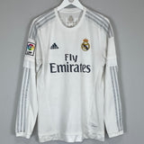 Shop 2015/16 REAL MADRID RONALDO #7 L/S HOME SHIRT (M) ADIDAS, classic football shirts, vintage football shirts & retro soccer jerseys at Cult Kits