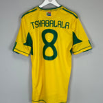 Shop 2010/11 SOUTH AFRICA TSHABALALA #8 HOME SHIRT (M) ADIDAS, classic football shirts, vintage football shirts & retro soccer jerseys at Cult Kits