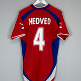 Shop 2000/02 CZECH REPUBLIC NEDVED #4 HOME SHIRT (L) PUMA, classic football shirts, vintage football shirts & retro soccer jerseys at Cult Kits