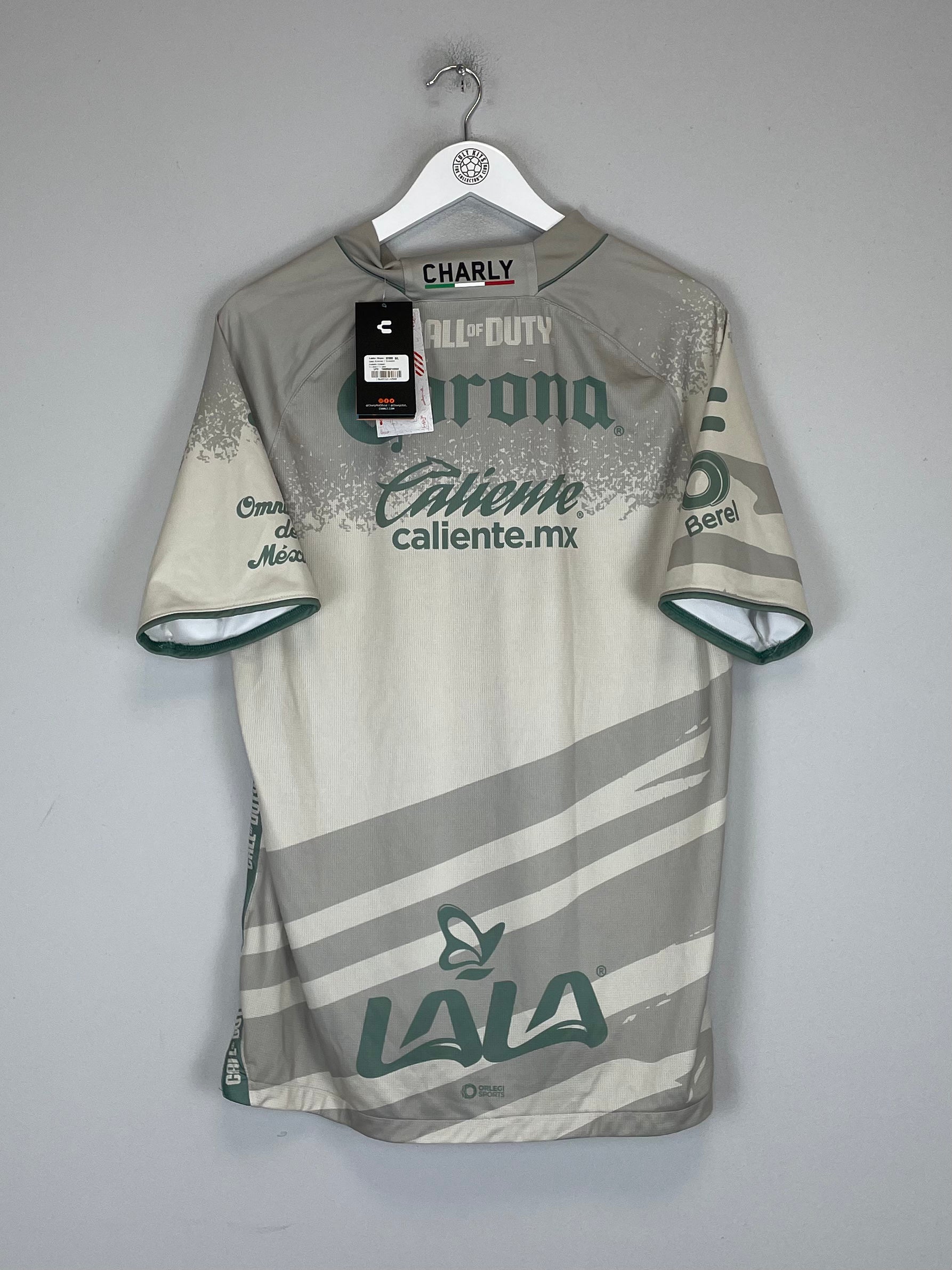 Shop 2023/24 SANTOS LAGUNA X CALL OF DUTY *BNWT* SIGNED SHIRT (L) CHARLY, classic football shirts, vintage football shirts & retro soccer jerseys at Cult Kits