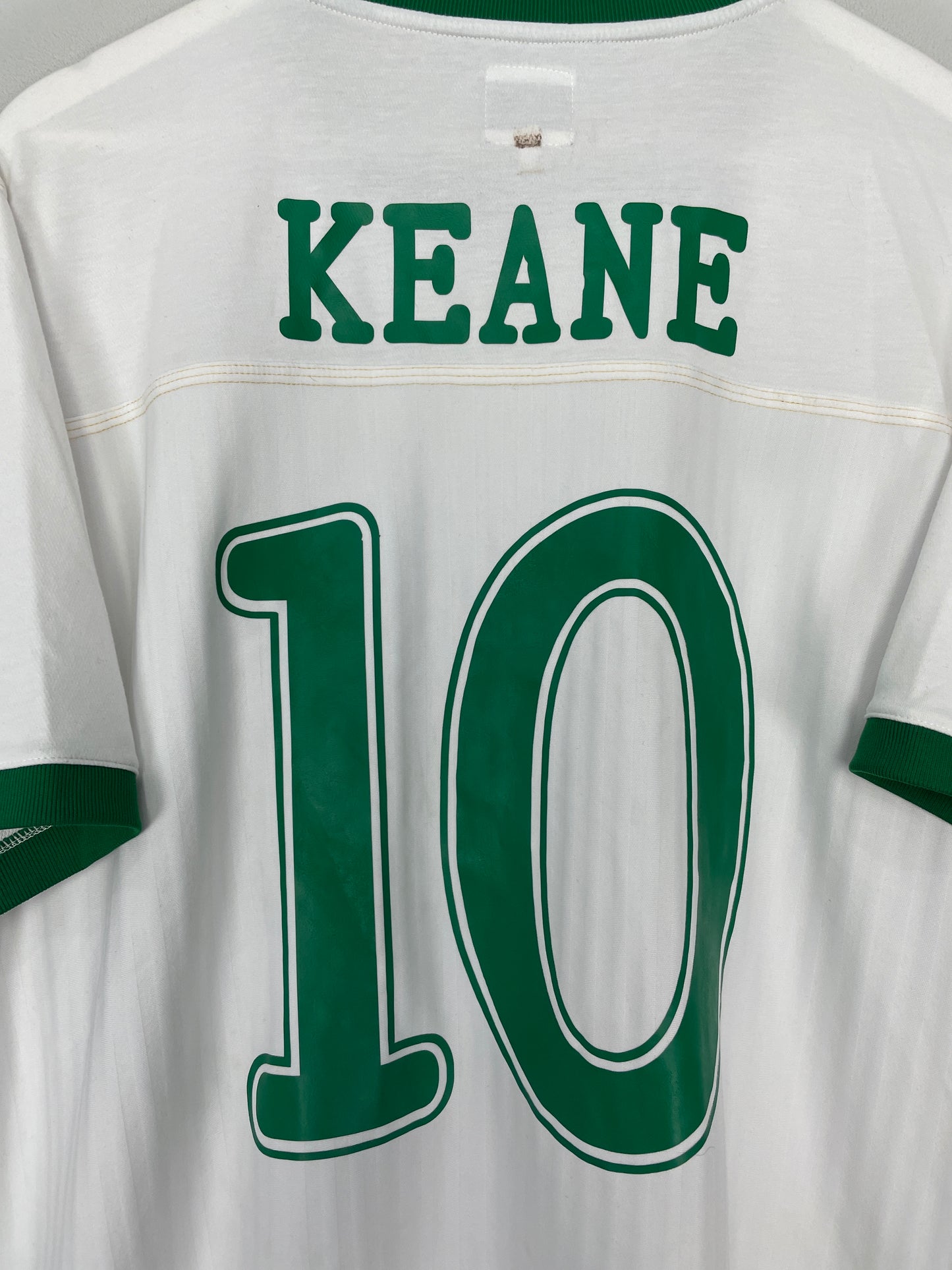2010/11 IRELAND KEANE #10 HOME SHIRT (XL) UMBRO