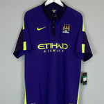 Shop 2014/15 MANCHESTER CITY TOURE YAYA #42 *BNWT* THIRD SHIRT (XL) NIKE, classic football shirts, vintage football shirts & retro soccer jerseys at Cult Kits