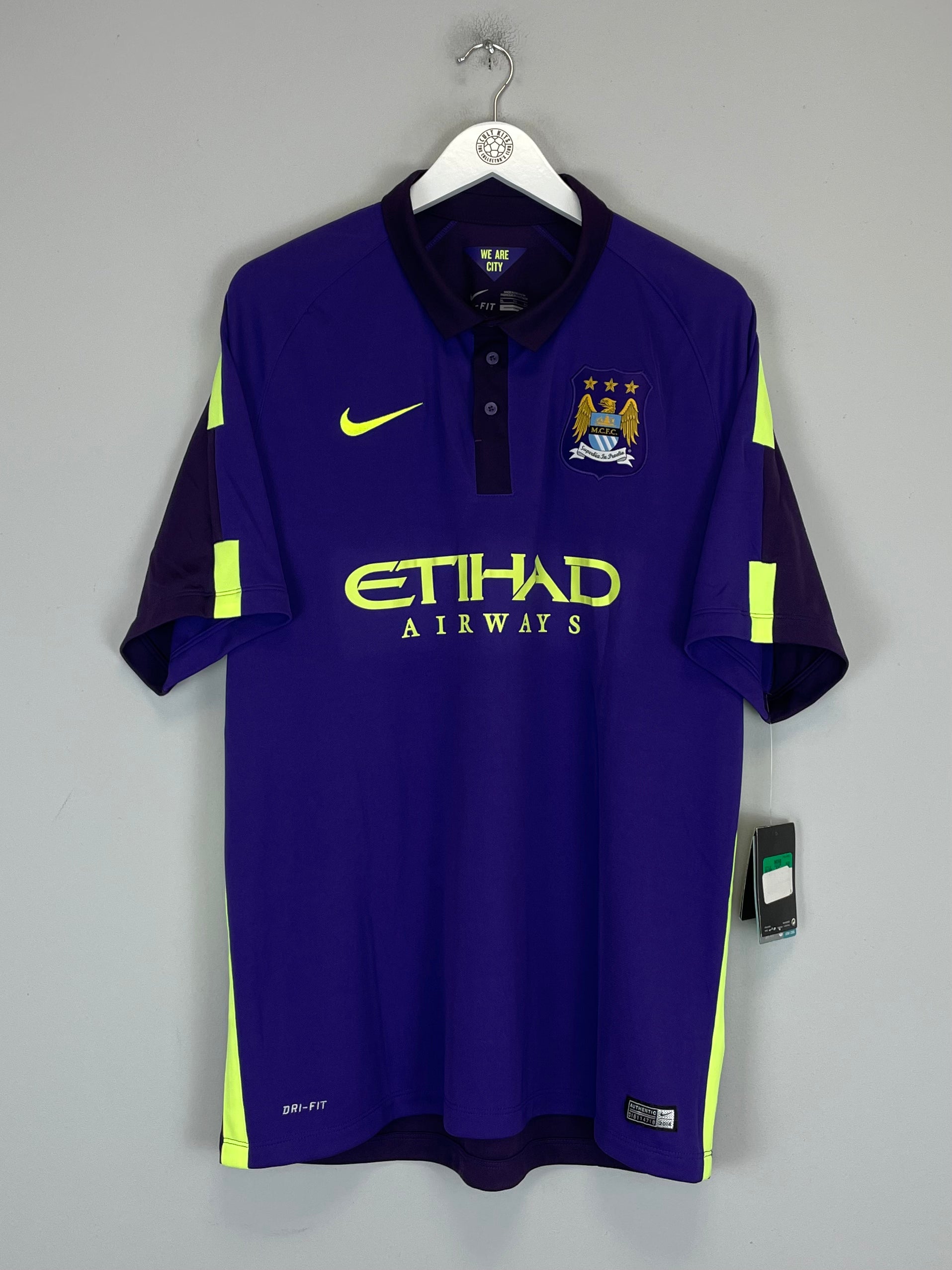 Shop 2014/15 MANCHESTER CITY TOURE YAYA #42 *BNWT* THIRD SHIRT (XL) NIKE, classic football shirts, vintage football shirts & retro soccer jerseys at Cult Kits