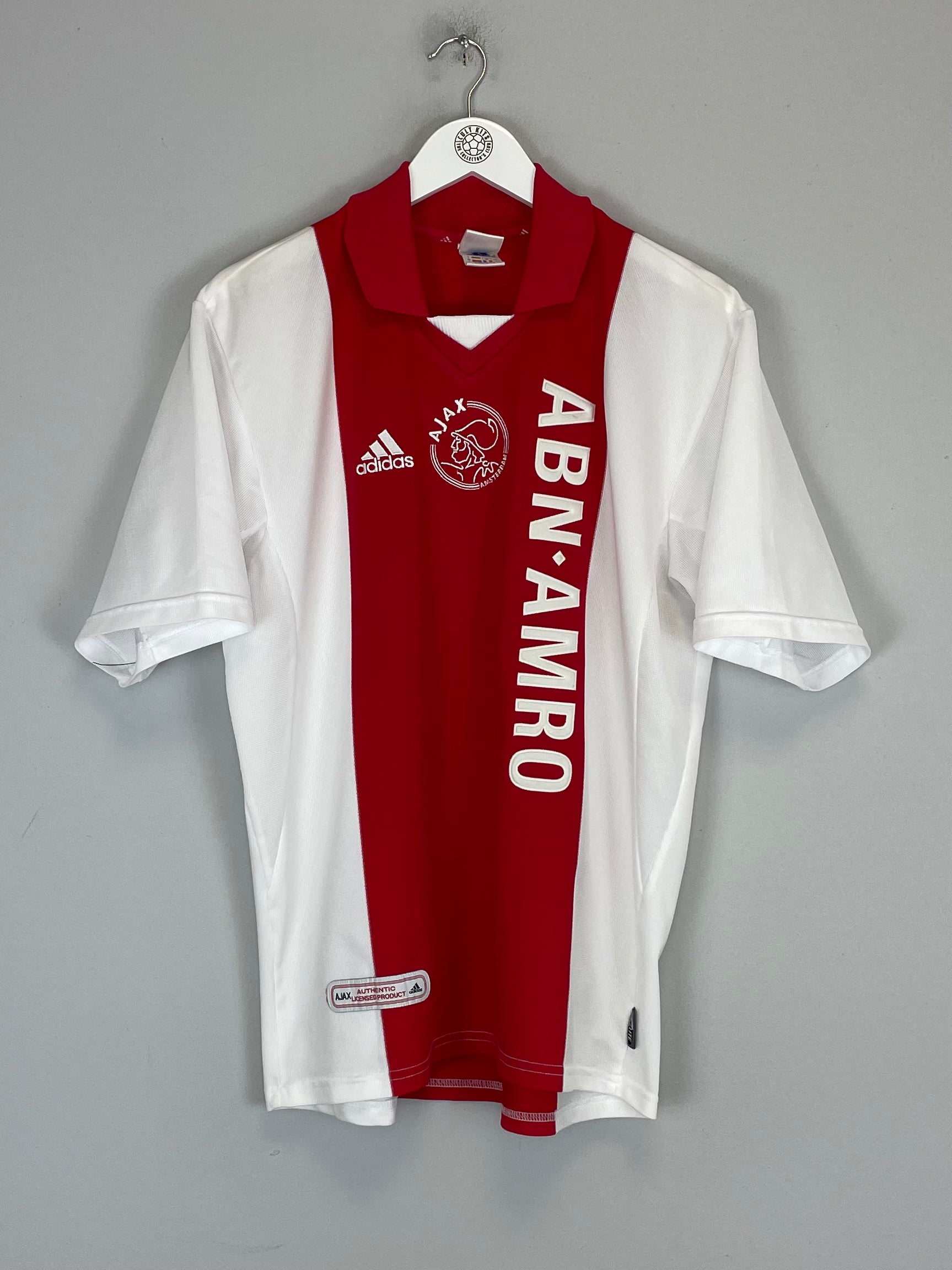 Shop 2001/02 AJAX ZLATAN #9 HOME SHIRT (L) ADIDAS, classic football shirts, vintage football shirts & retro soccer jerseys at Cult Kits