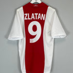 Shop 2001/02 AJAX ZLATAN #9 HOME SHIRT (L) ADIDAS, classic football shirts, vintage football shirts & retro soccer jerseys at Cult Kits