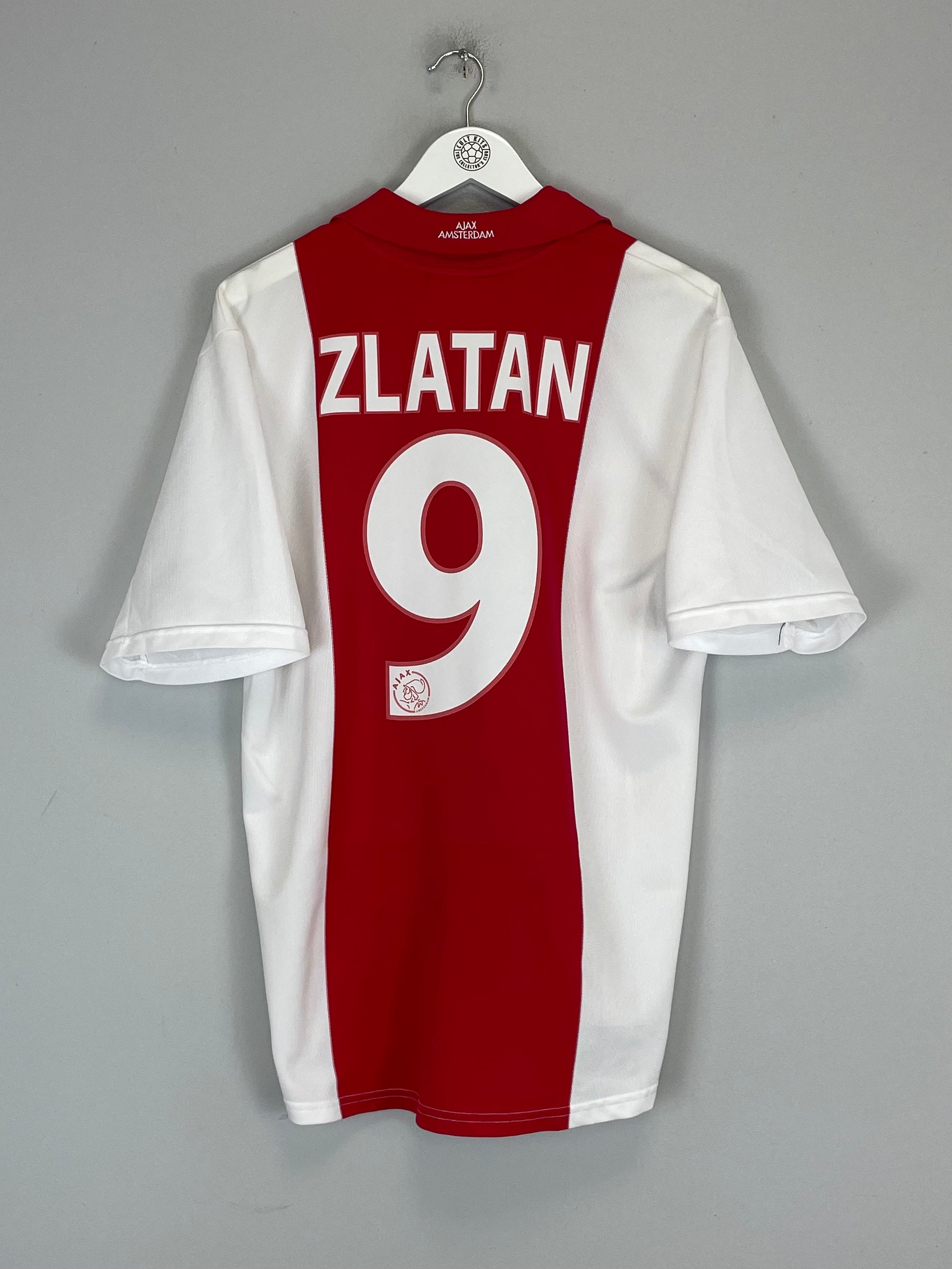 Shop 2001/02 AJAX ZLATAN #9 HOME SHIRT (L) ADIDAS, classic football shirts, vintage football shirts & retro soccer jerseys at Cult Kits