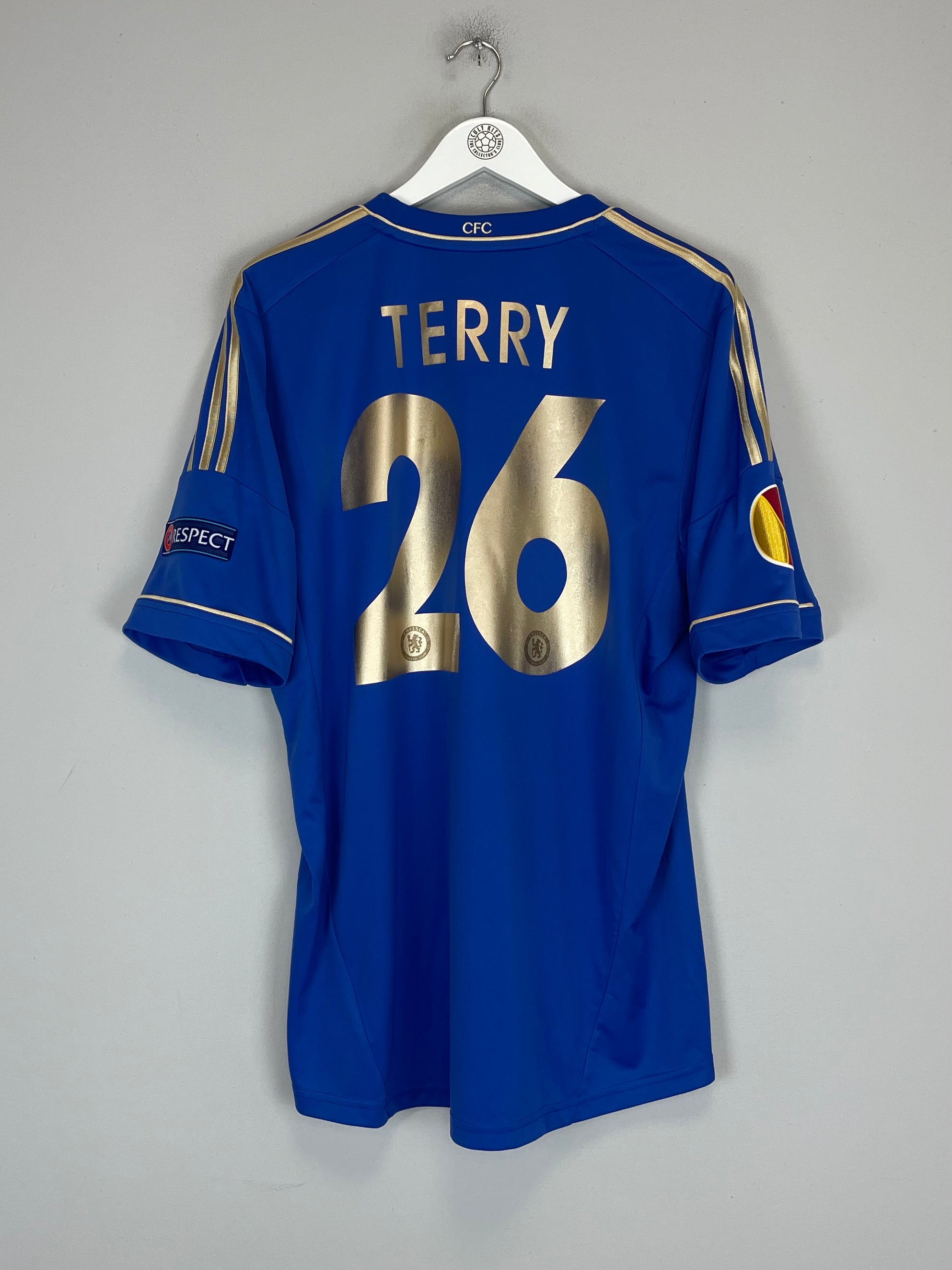Shop 2012/13 CHELSEA TERRY #26 E/L HOME SHIRT (XL) ADIDAS, classic football shirts, vintage football shirts & retro soccer jerseys at Cult Kits