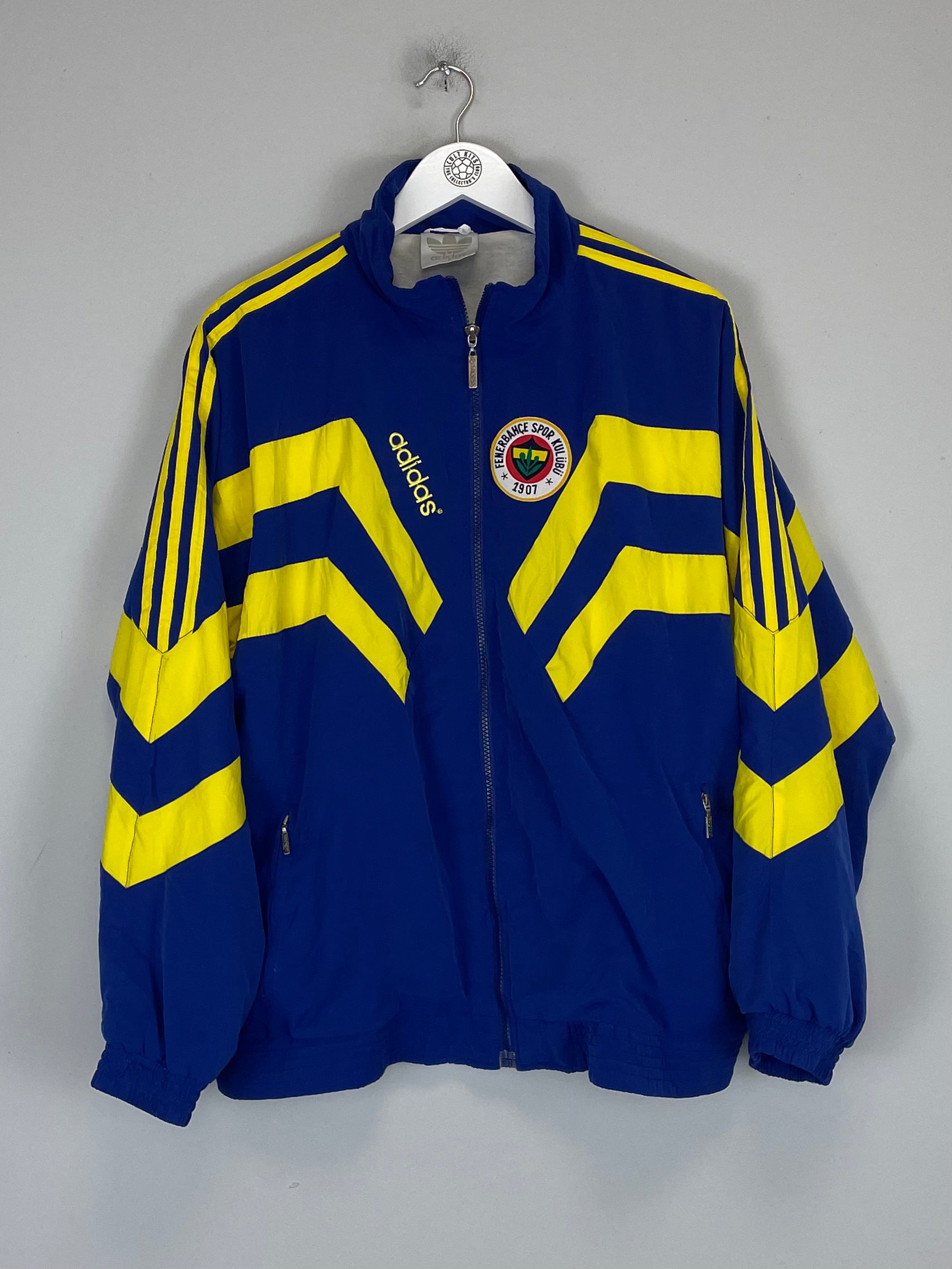 Shop 1995/96 FENERBAHCE TRACK JACKET (L) ADIDAS, classic football shirts, vintage football shirts & retro soccer jerseys at Cult Kits