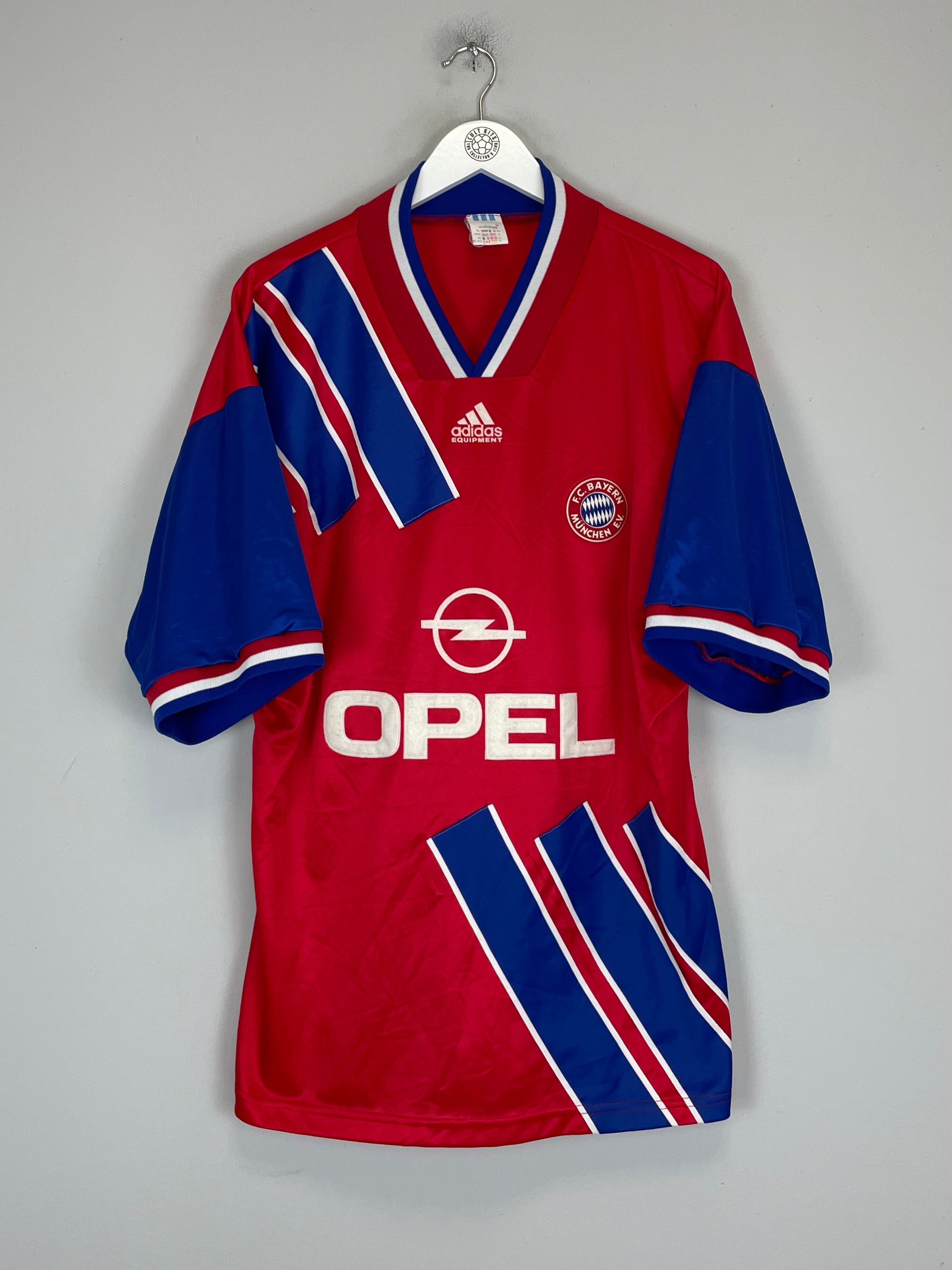 Shop 1993/95 BAYERN MUNICH HOME SHIRT (XL) ADIDAS, classic football shirts, vintage football shirts & retro soccer jerseys at Cult Kits