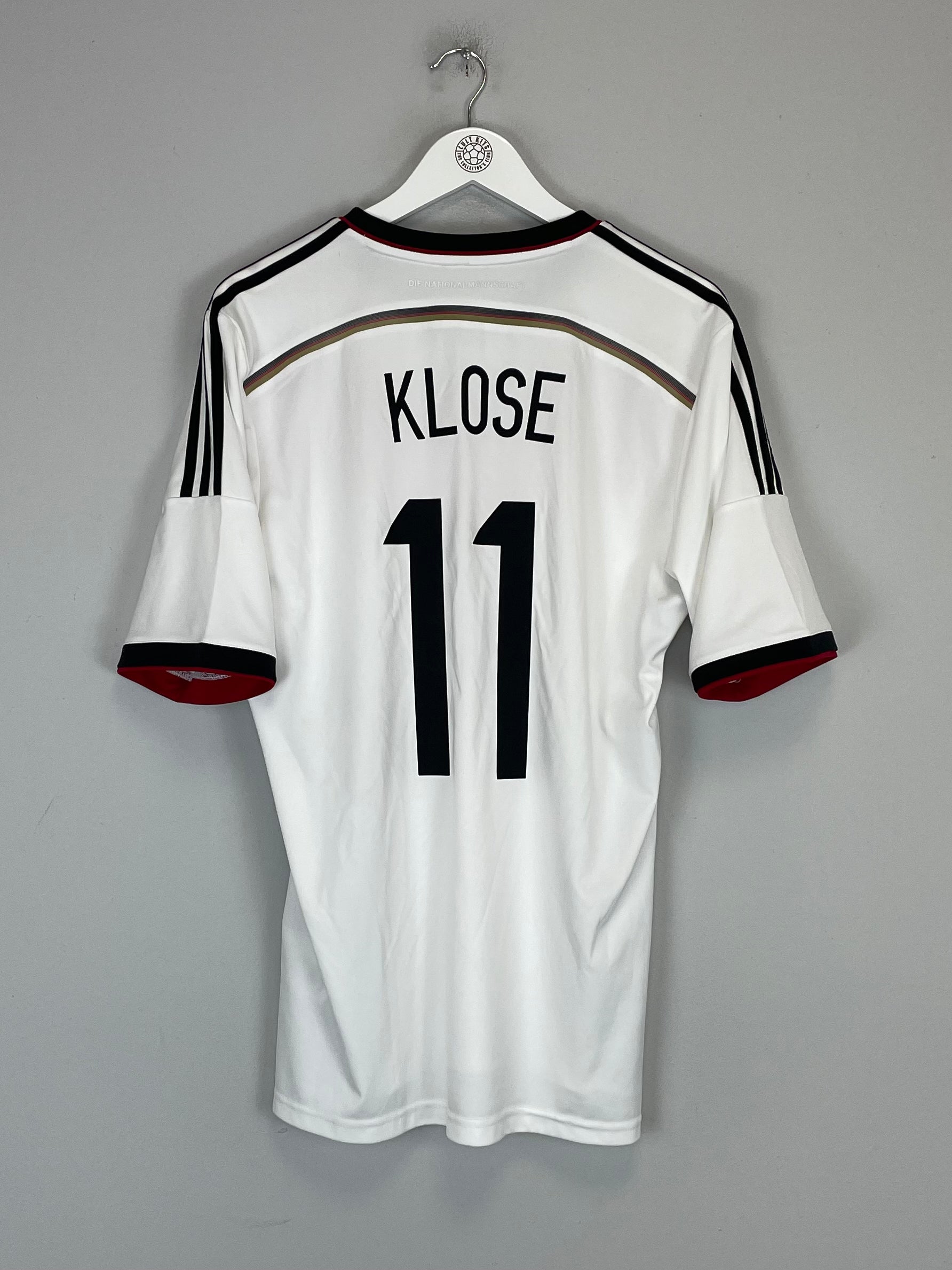 Shop 2014/15 GERMANY KLOSE #11 HOME SHIRT (L) ADIDAS, classic football shirts, vintage football shirts & retro soccer jerseys at Cult Kits